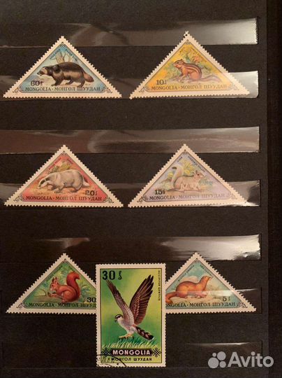 Марки Монголии