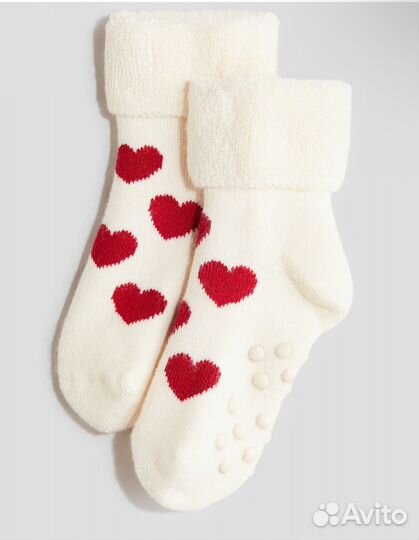 Носки махровые для девочки hm 13/15