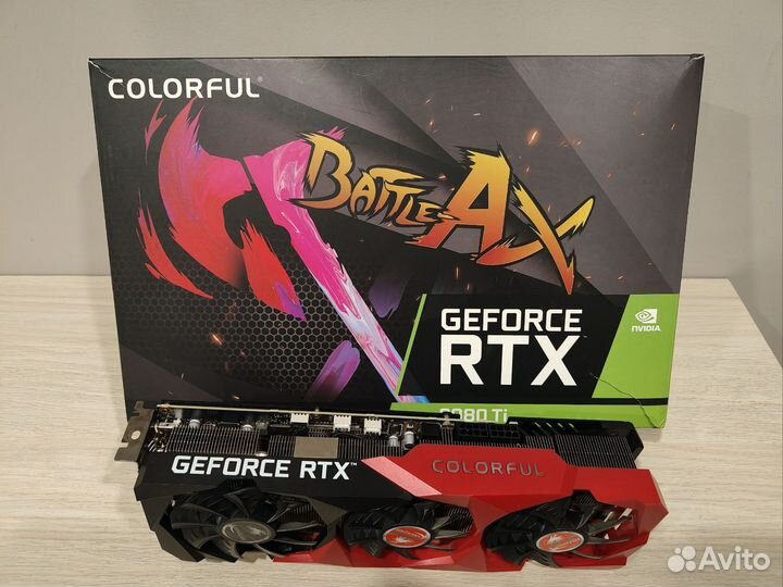 Видеокарта RTX 3080ti 12Gb Colorful Battle Ax