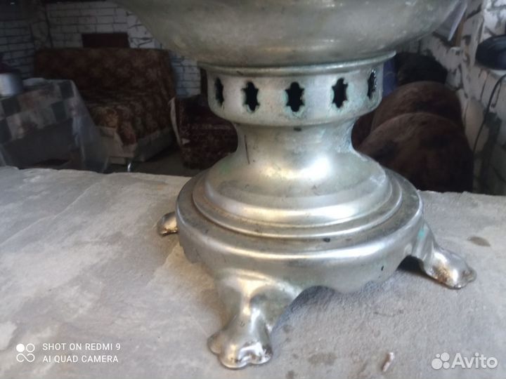 Самовар на дровах старинный