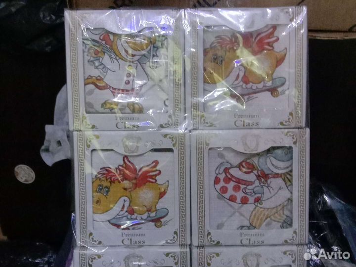 Новогодние полотенца в упаковке