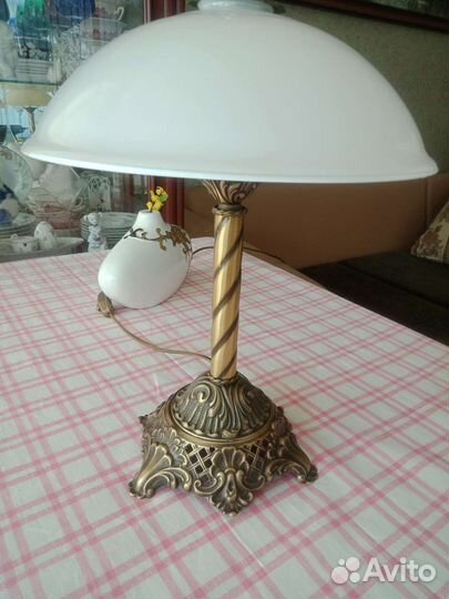 Настольная лампа бронза