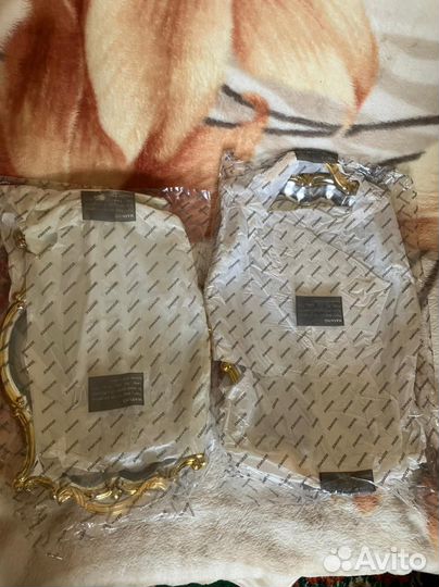 Поднос металлический с ручками