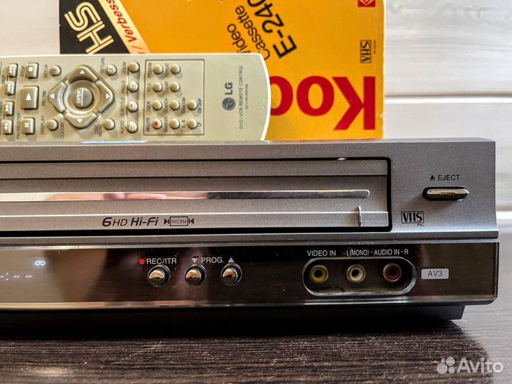 VHS DVD 6голов комплект состояние LG