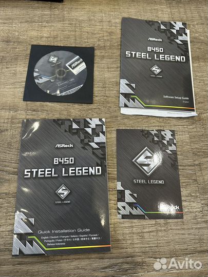 Материнская плата asrock b450 steel legend