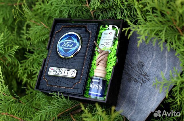 Обложка для автодокументов с лого и номером