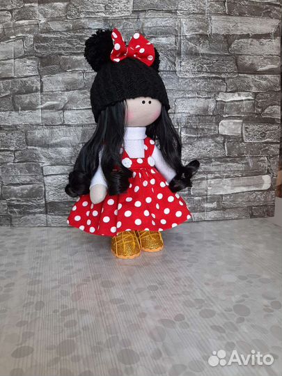 Текстильная интерьерная кукла