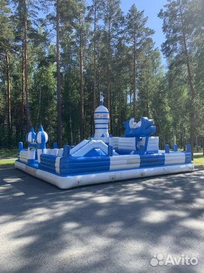 Надувной батут (батут) 80м2