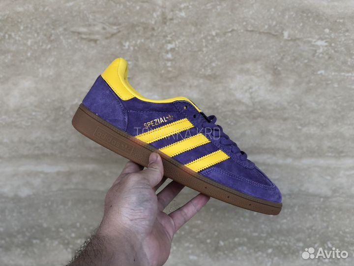 Кроссовки Adidas Handball Spezial Purple Yellow