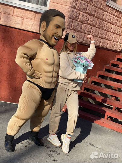 Ростовая кукла Поздравление Африканка Пирожков