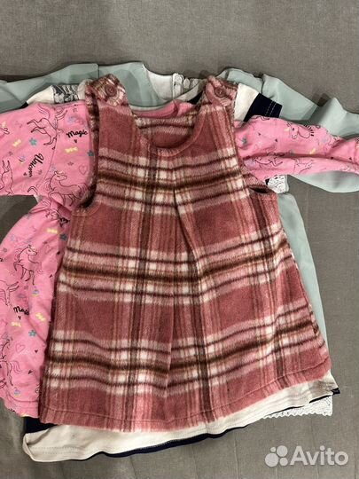 Одежда для девочки пакетом размер 80-86