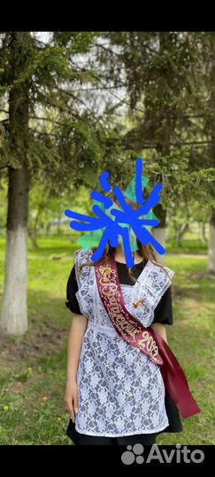 Школьный фартук и платье