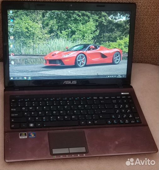 Игровой ноутбук asus K53S core i7 GT cuda