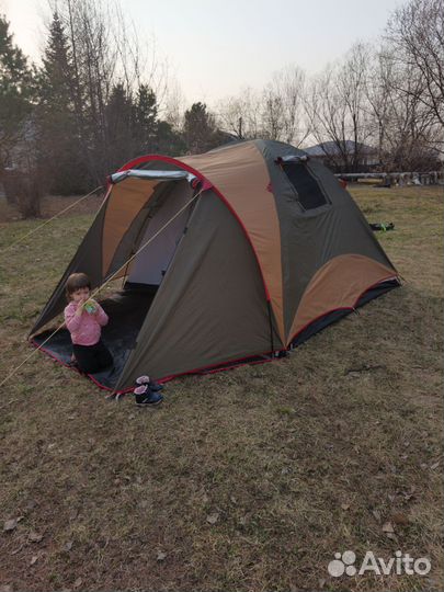 Палатка туристическая 4 местная с тамбуром