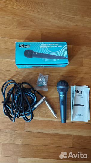 Микрофон динамический vitek vt-3831