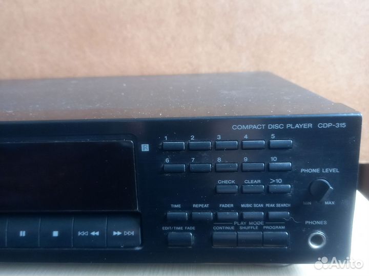Cd проигрыватель sony CDP-315