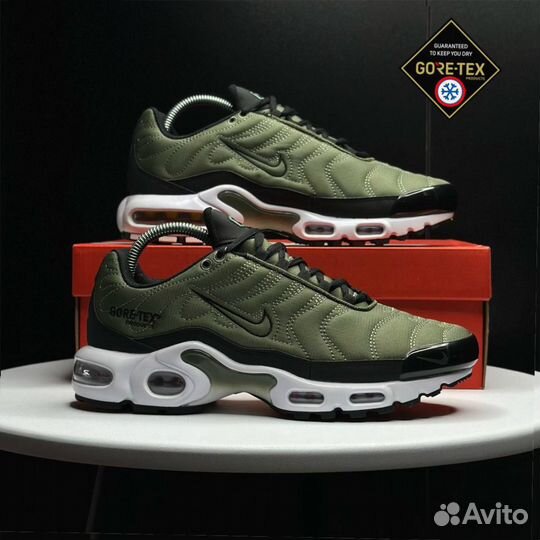 Кроссовки зимние Nike Air Max Tn Plus khaki