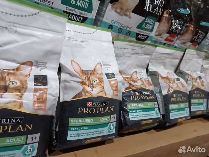 Сухой Корм Pro Plan Sterilised для кошек 1,5кг