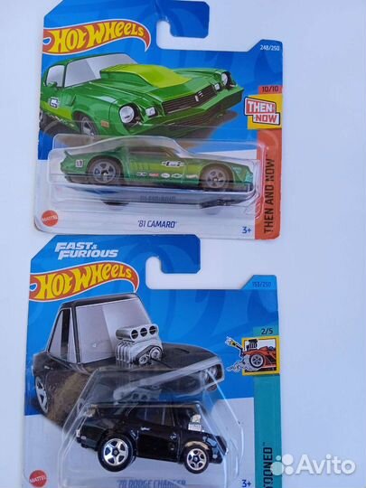 Hot wheels в блистерах
