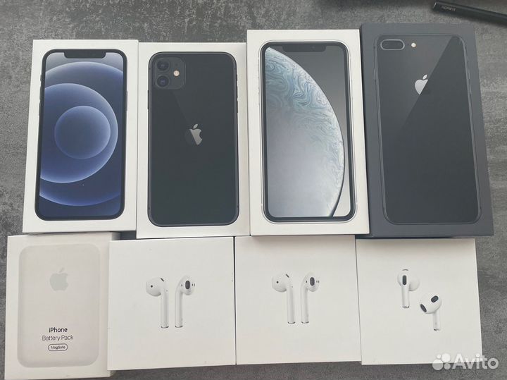 Оригинальные коробки Apple