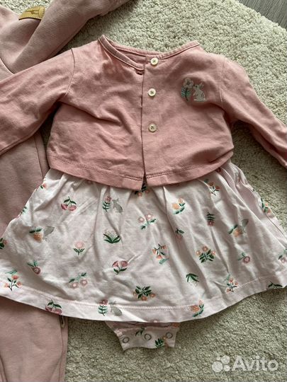 Одежда для девочки 1-3 месяца 62-74