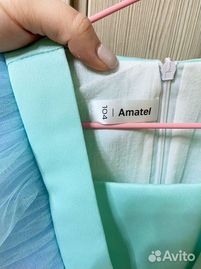 Нарядное платье 104 со шлейфом