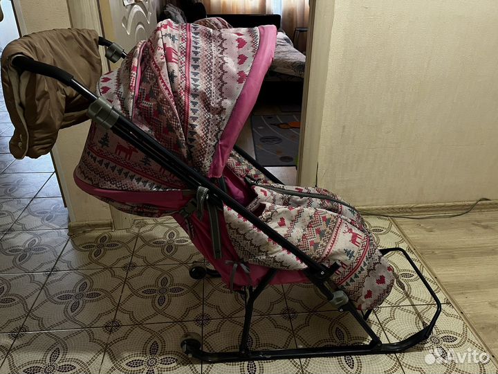 Коляска санки