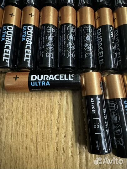 Батарейки Duracell ultra AA (пальчиковые)