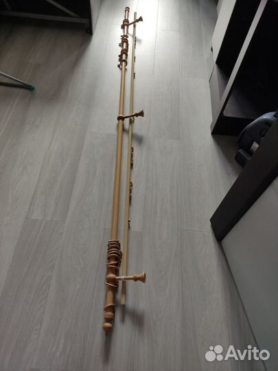 Карниз для штор двухрядные б/у длина 2.50