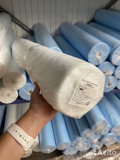 Простыни одноразовые 100 шт/рулон