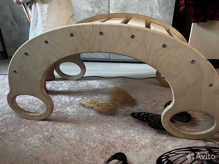 Детская горка качалка