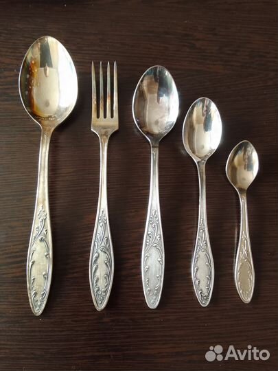 Коллекционный набор ст. приборов (мельхиор)