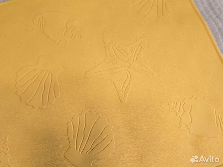 Детский коврик в ванную жёлтый roxy-kids