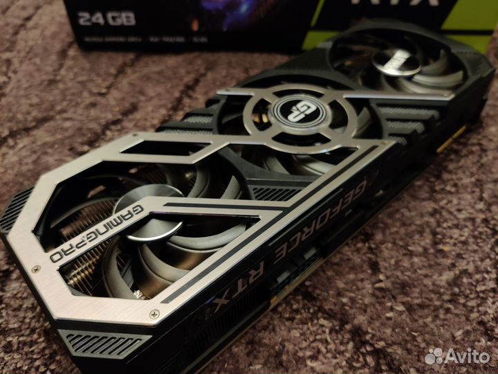 Palit RTX 3090 24gb GamingPro идеальное состояние