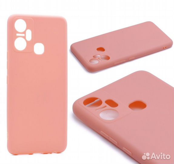 Силиконовый чехол TPU Case матовый Infinix Smart 6