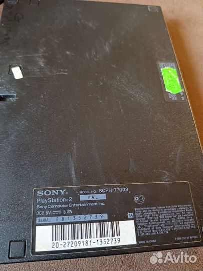 Sony playstation 2 на запчасти