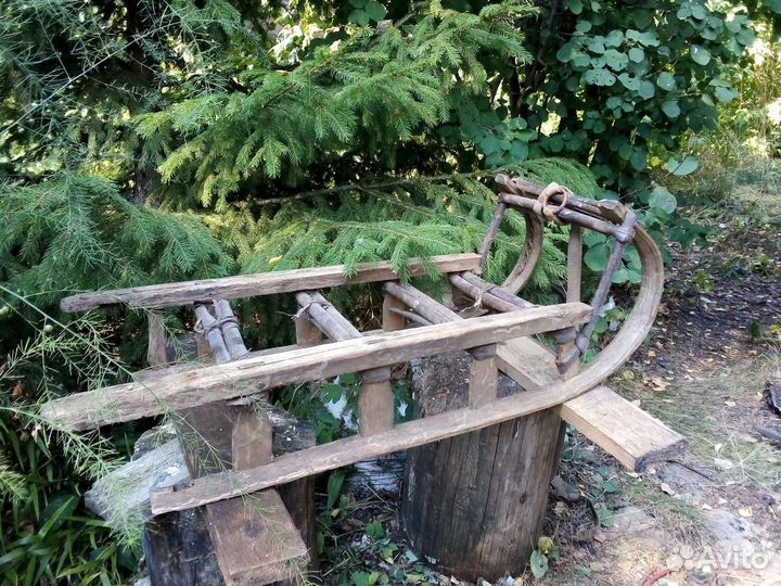 Санки деревянные