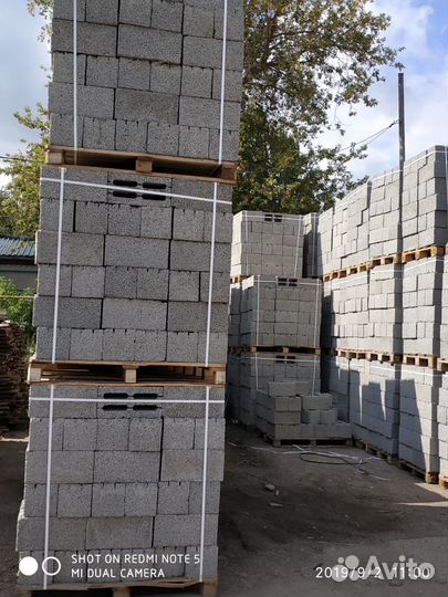 Блочный кирпич, керамзитобетонные блоки