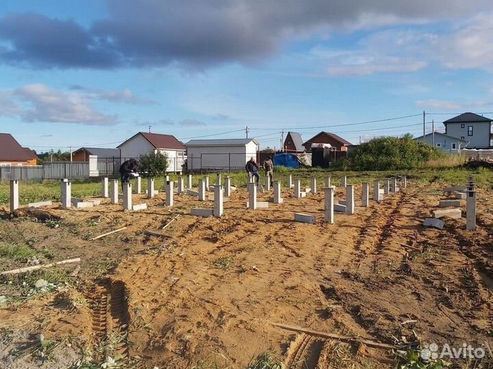 Фундамент на жб сваях под ключ / Жб сваи