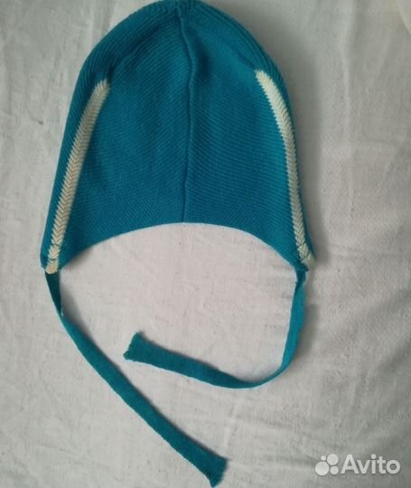 Шапка вязаная детская ссср.не колется