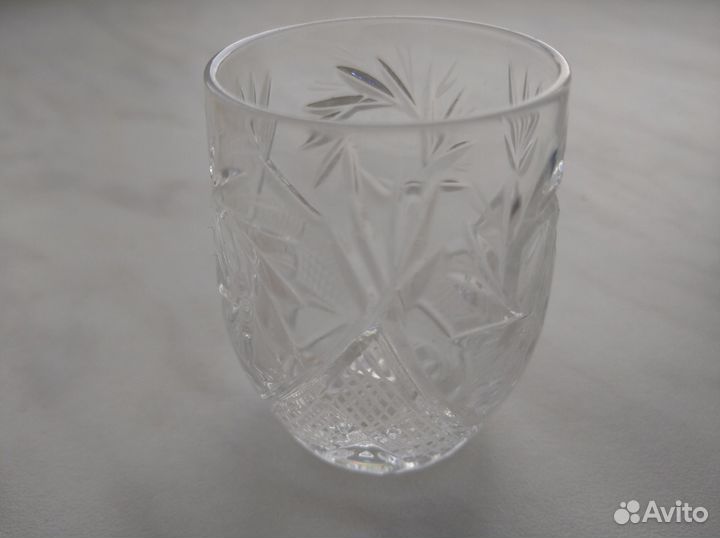 Набор хрустальных стопок, 90х стеклозавод 