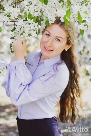 Фотосессия прогулка в яблонях