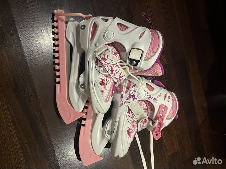 Коньки раздвижные для девочки