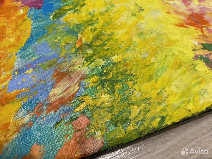 Картина маслом тигр