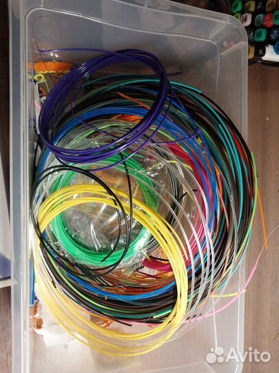 3d ручка dexp новая + много пластика к ней