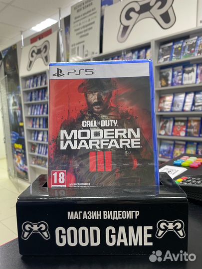 Call of Duty Modern Warfare 3 2023 ps5 диск бу