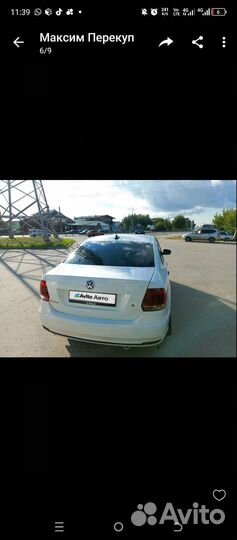 Volkswagen Polo 1.6 AT, 2019, 80 000 км