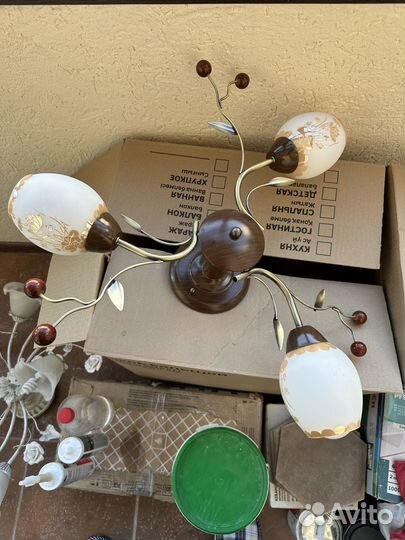 Люстры б/у