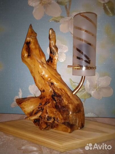 Лампа из корня