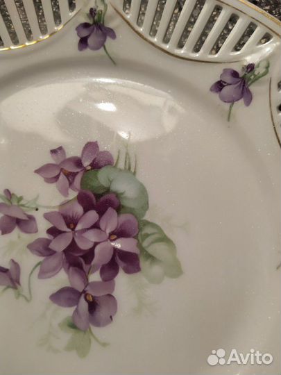 Десертные тарелочки Шуманн фиалки